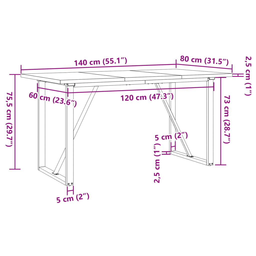 Austin Dining Table - Sudd