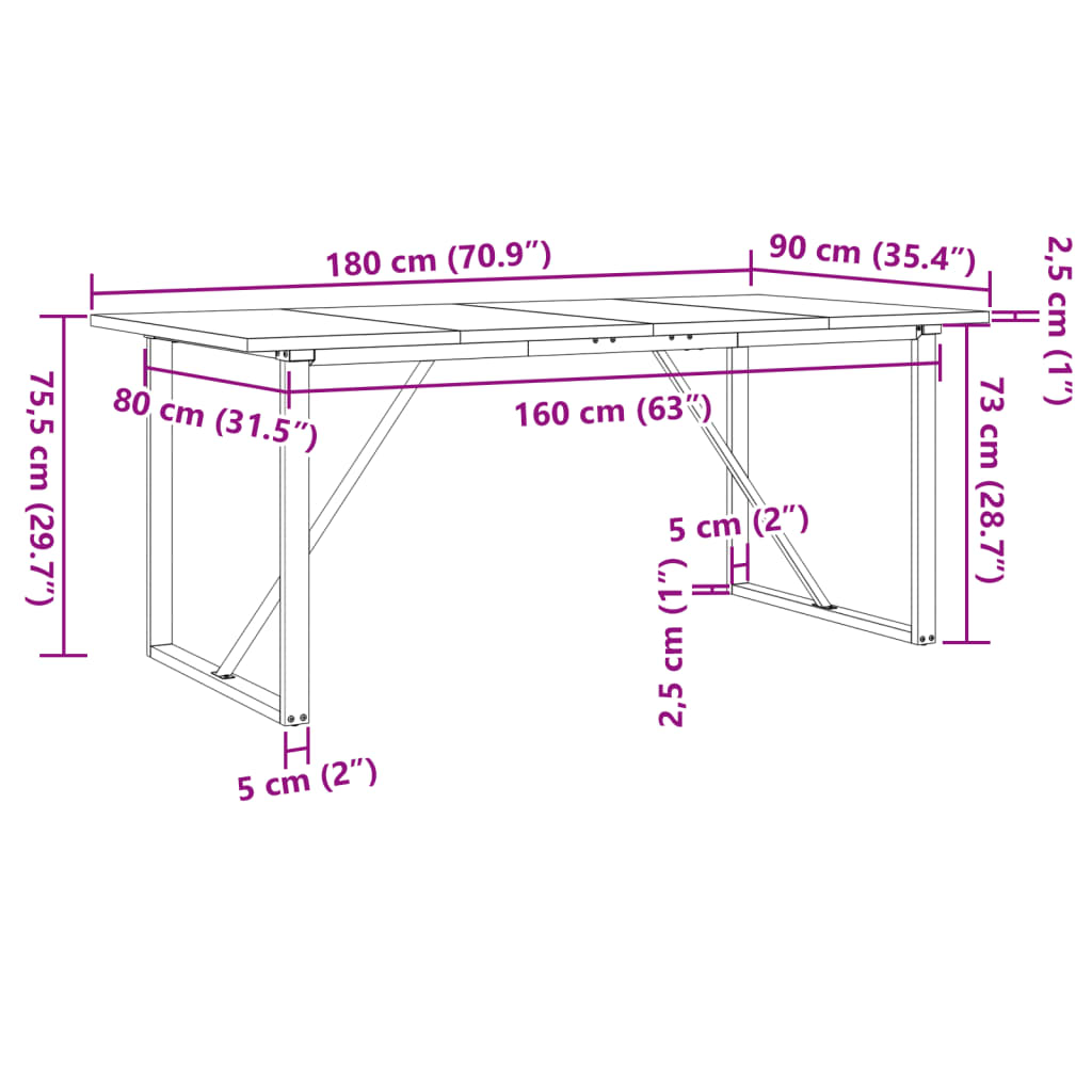 Austin Dining Table - Sudd