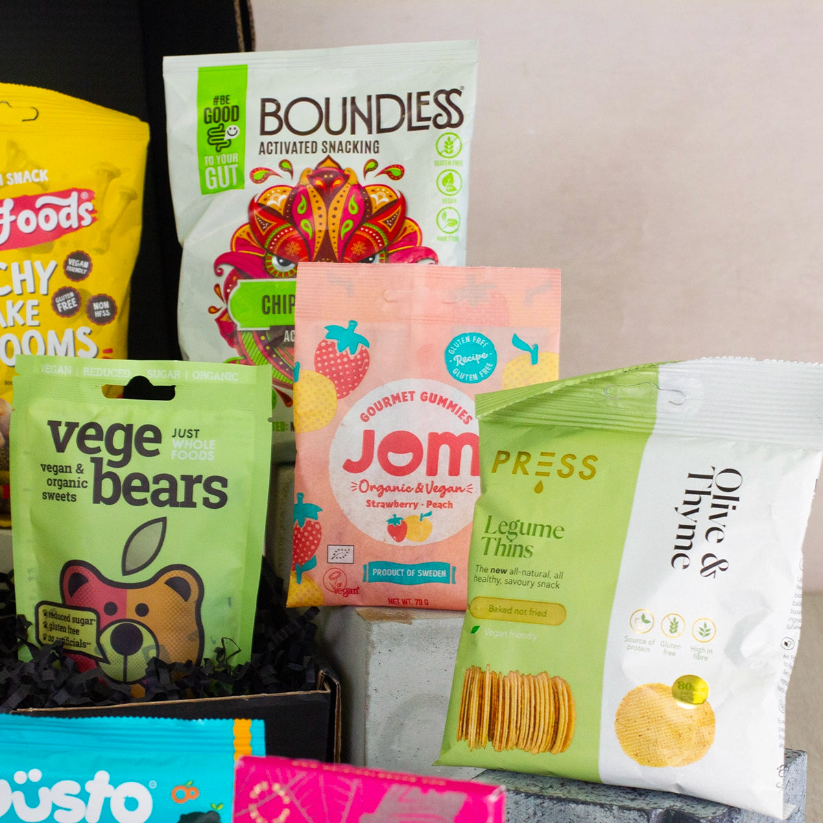 Gluten Free and Vegan Snack Selection - Sudd