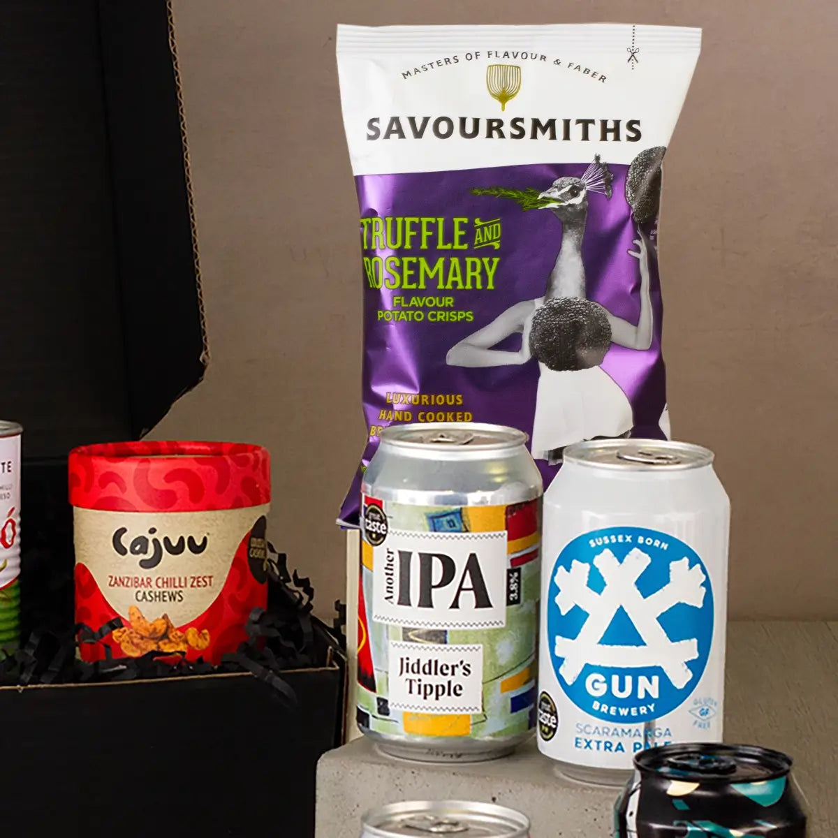 Beer and Nibbles Gift Hamper - Sudd