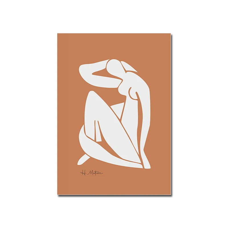 Matisse Abstract Body Shape Print - Sudd