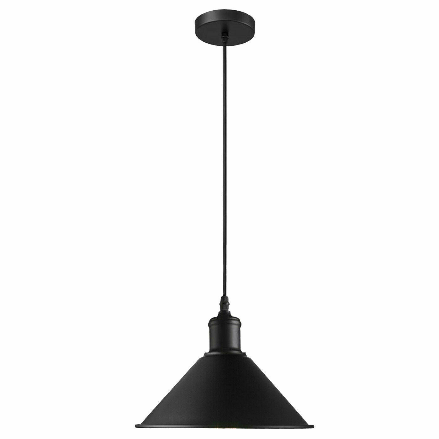 Black Pendant Lamp Industrial Style Decorative Ceiling Lamp - Sudd