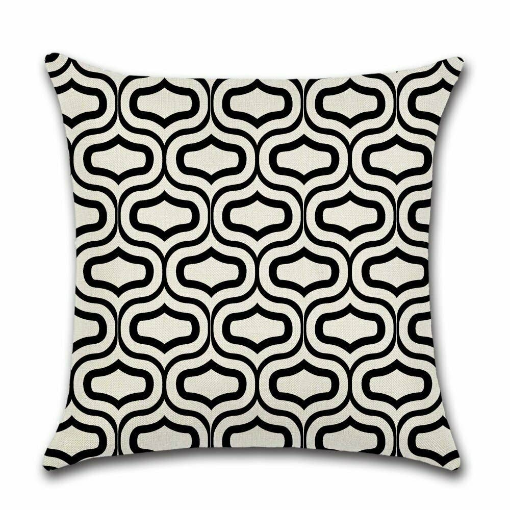 Acies Michelle Cushion Cover - Double-Sided Print, Square Shape, Invisible Zipper - 45x45 cm - Sudd