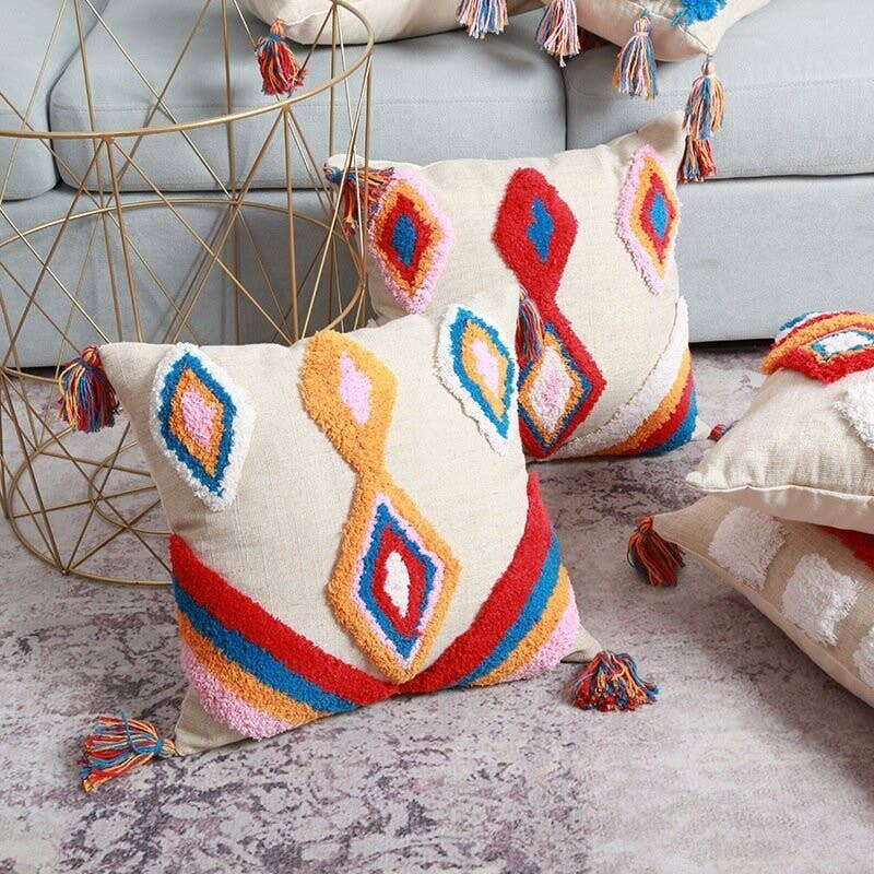 Bohemian Colorful Piper Cushion Cover - Square, 45x45 cm - Sudd