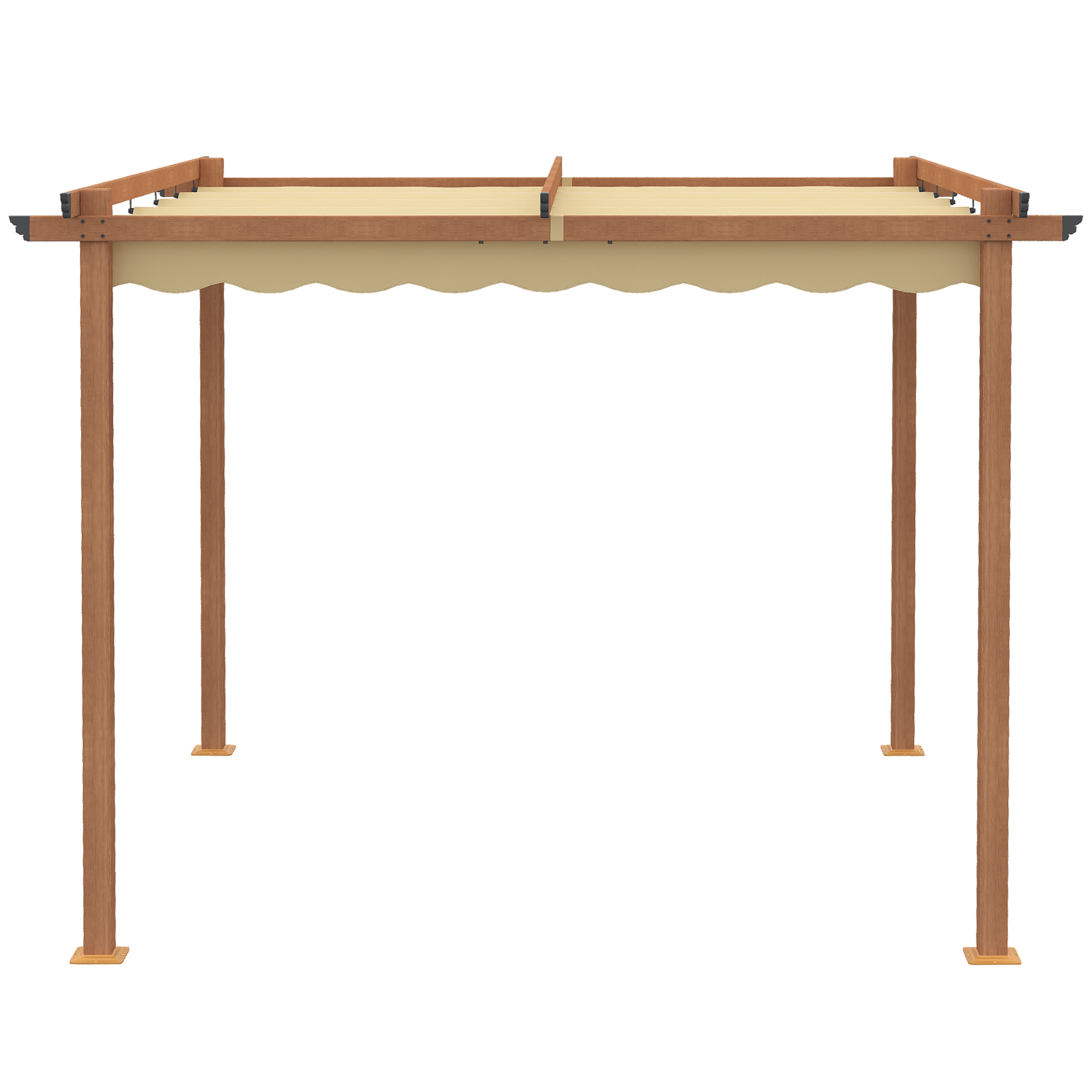 Khaki Outdoor Pergola - Sudd