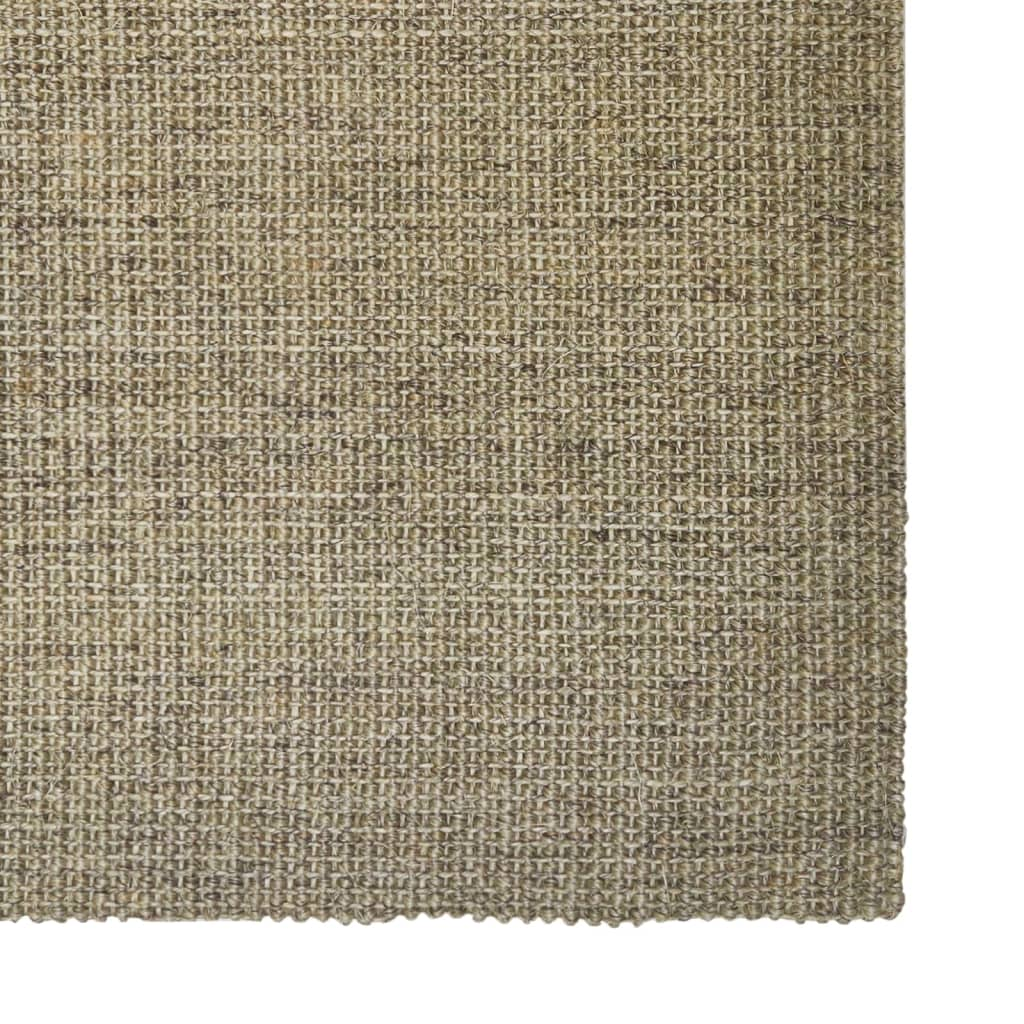 vidaXL Rug Natural Sisal 80x250 cm Green - Sudd