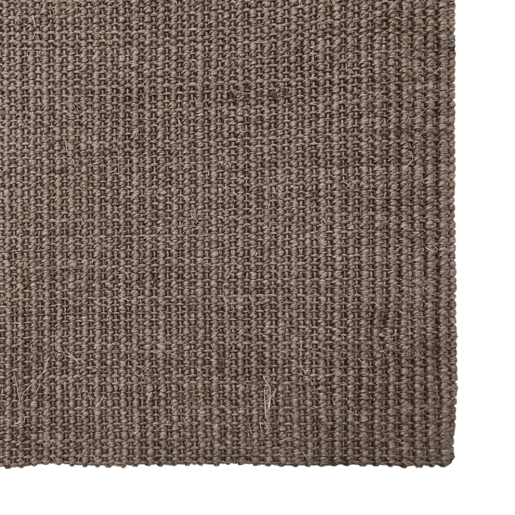 vidaXL Rug Natural Sisal 80x300 cm Brown - Sudd