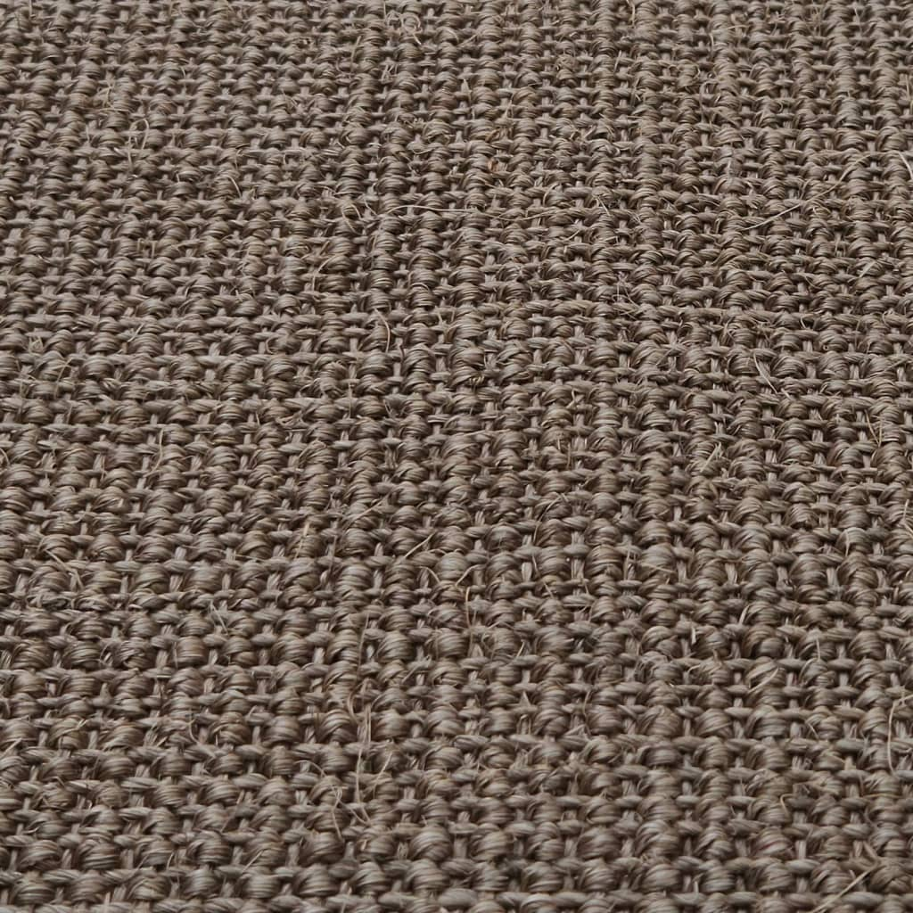 vidaXL Rug Natural Sisal 80x300 cm Brown - Sudd