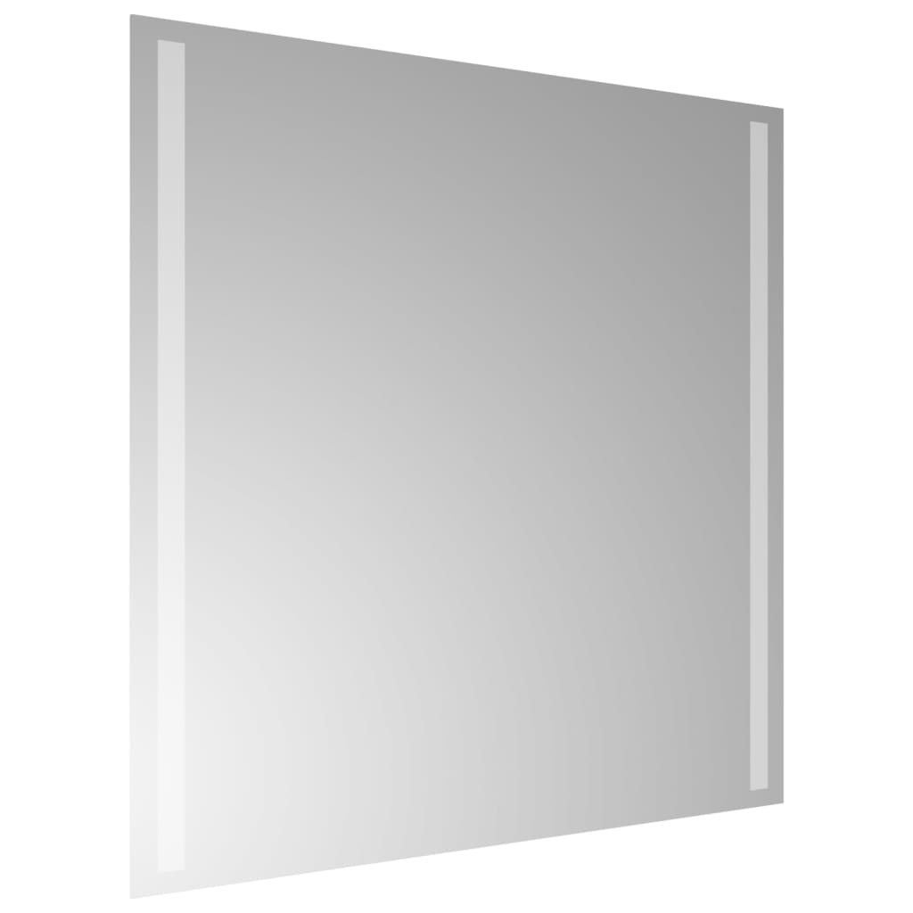 LED Bathroom Mirror 60x60 cm - Waterproof, USB Interface, Easy Installation - Sudd