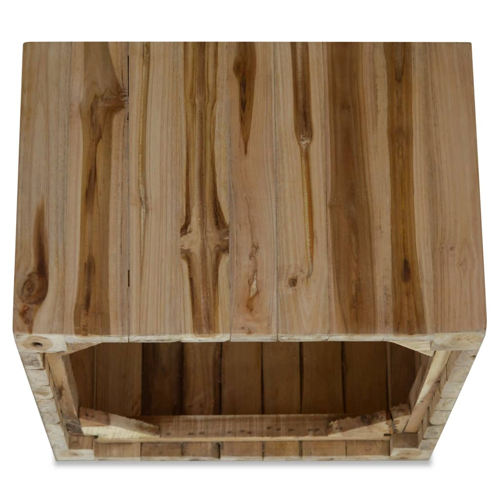 vidaXL Coffee Table Genuine Teak 50x50x35 cm - Sudd