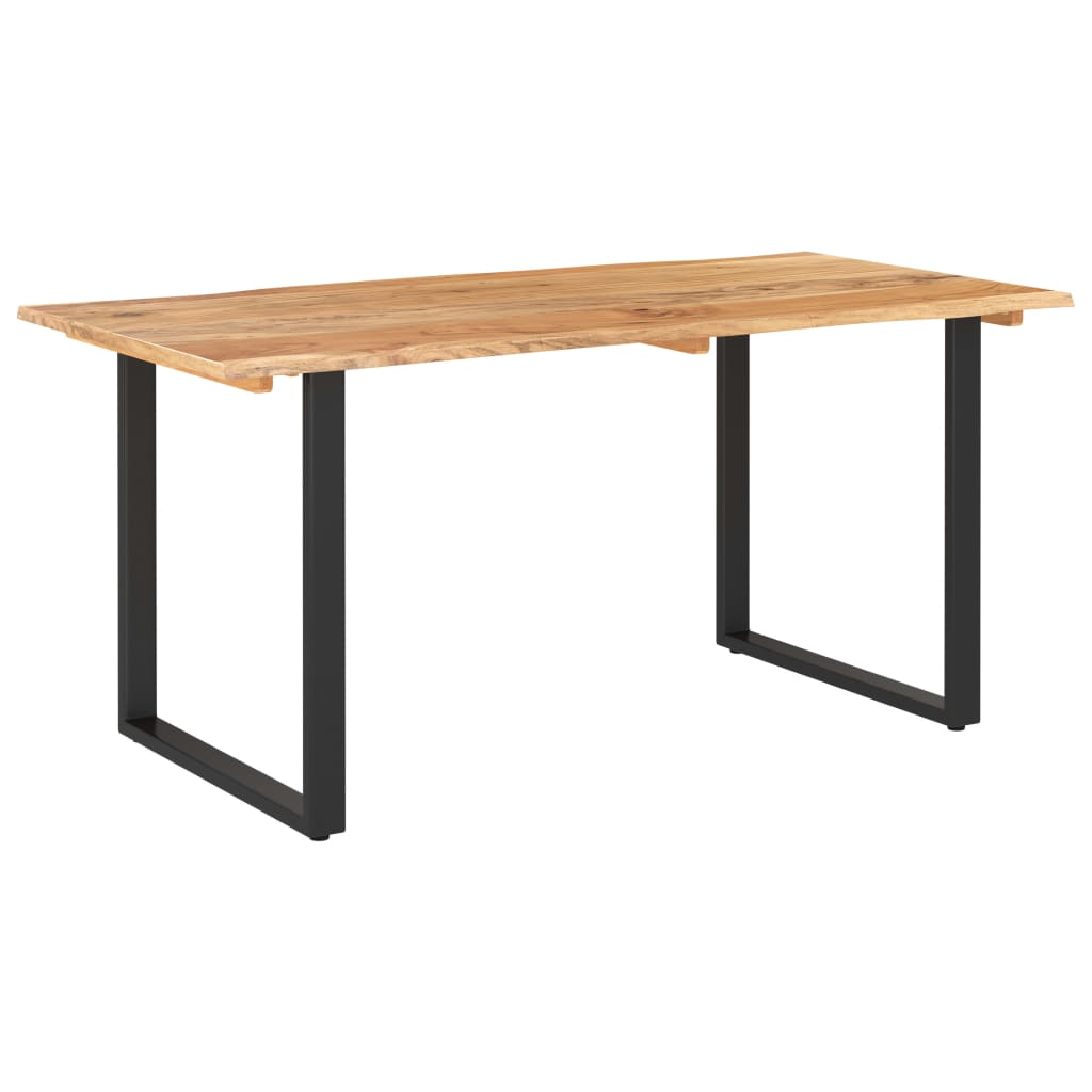 vidaXL Dining Table 154x80x76 cm Solid Acacia Wood - Sudd