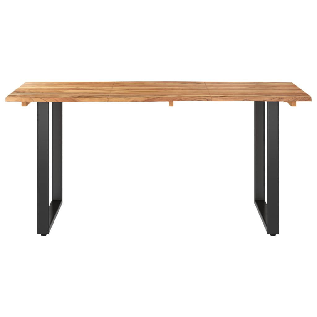 vidaXL Dining Table 154x80x76 cm Solid Acacia Wood - Sudd