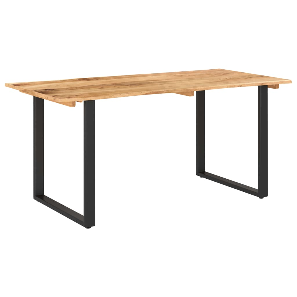 vidaXL Dining Table 154x80x76 cm Solid Acacia Wood - Sudd