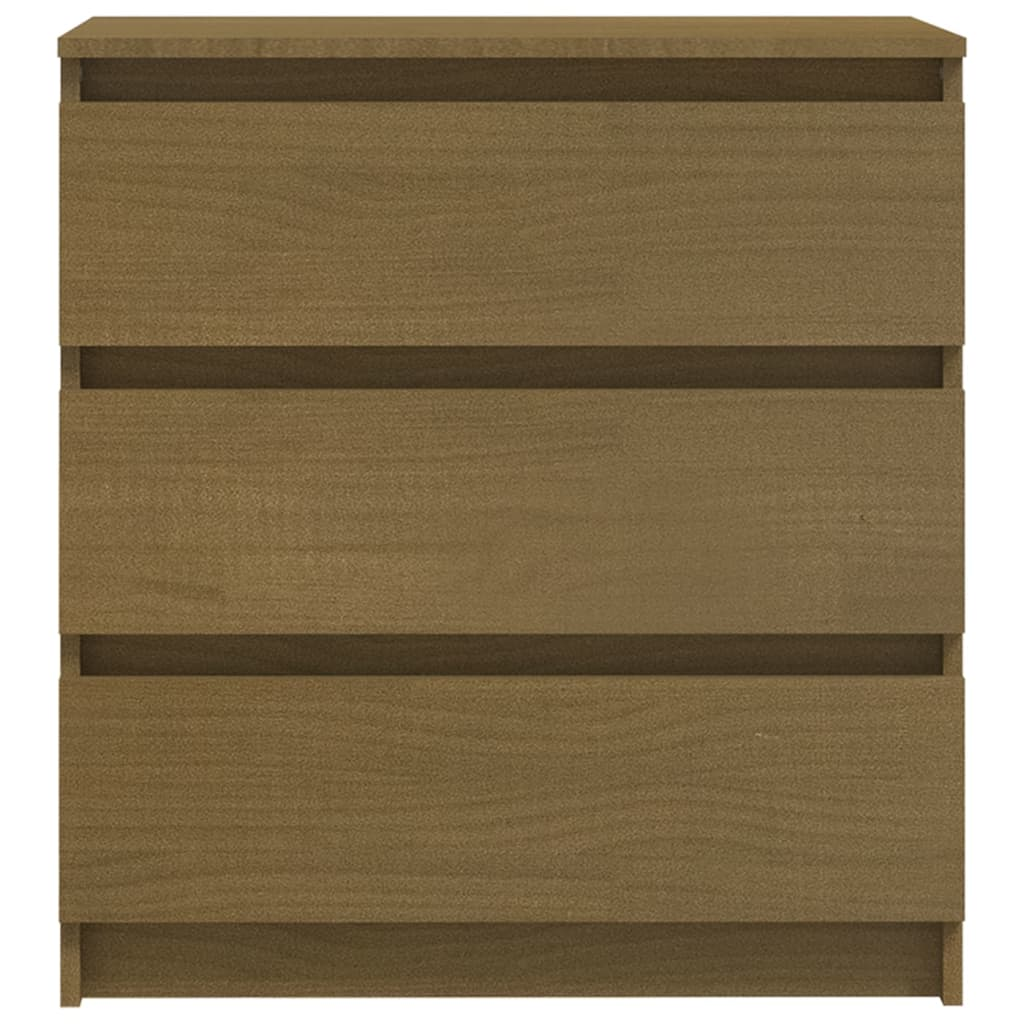 Honey Brown Bedside Cabinets - Sudd