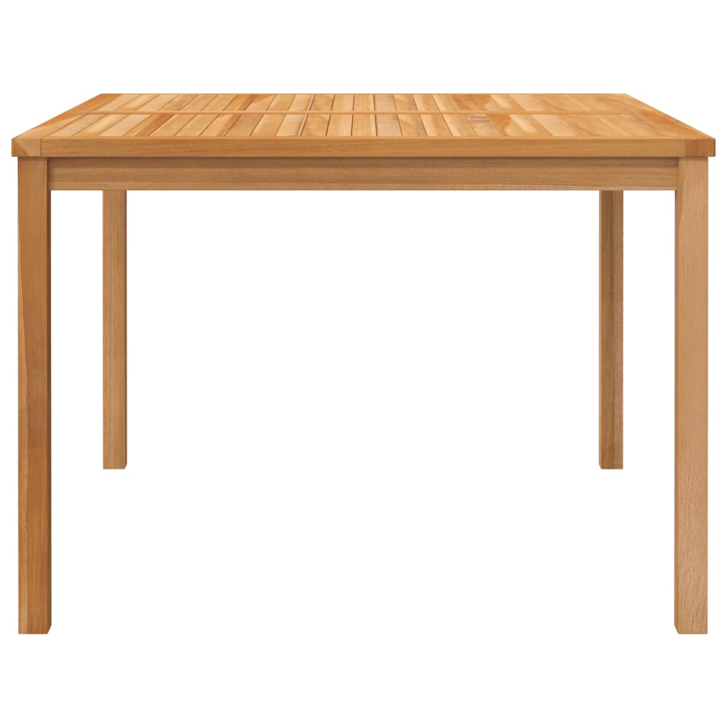 vidaXL Garden Dining Table 110x110x77 cm Solid Teak Wood - Sudd