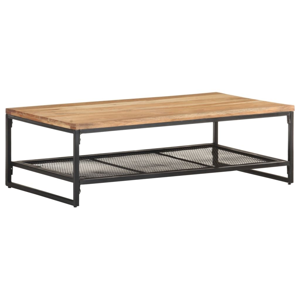 vidaXL Coffee Table 110x60x35 cm Solid Acacia Wood - Sudd