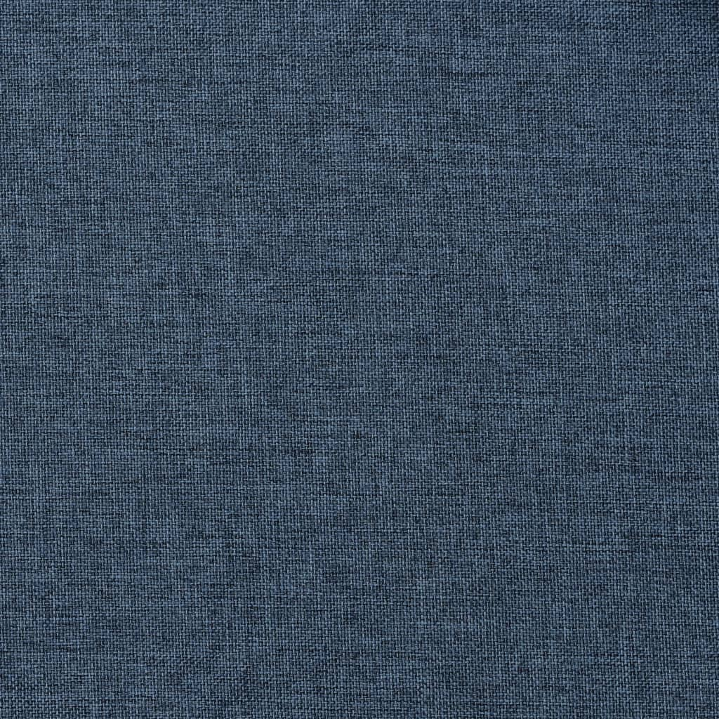 vidaXL Linen-Look Blackout Curtains with Grommets Blue 290x245cm