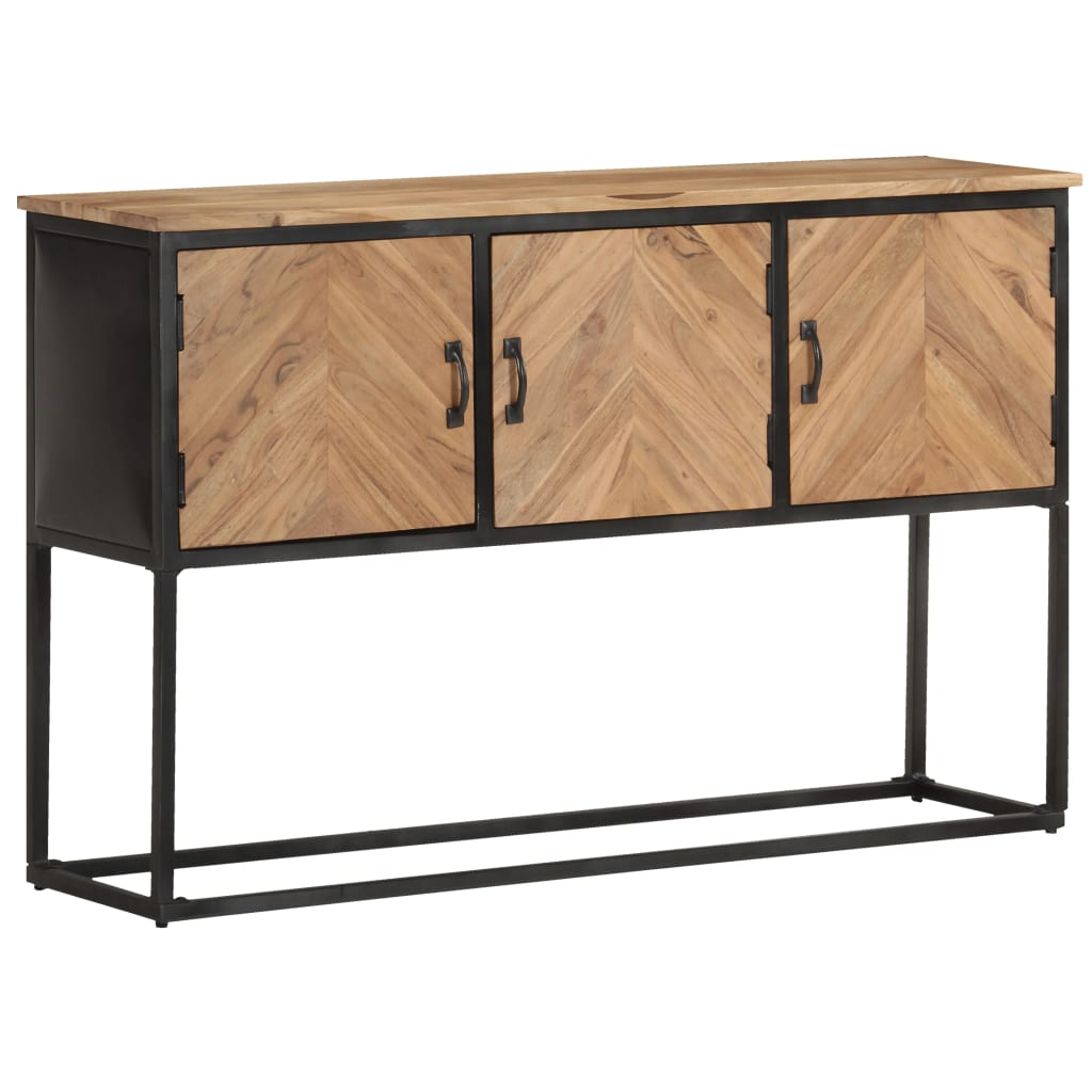 vidaXL Sideboard 120x30x75 cm Solid Acacia Wood - Sudd