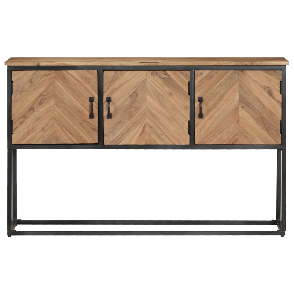 vidaXL Sideboard 120x30x75 cm Solid Acacia Wood - Sudd