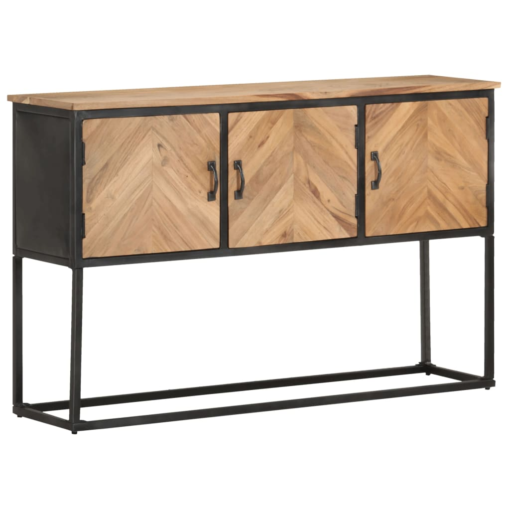 vidaXL Sideboard 120x30x75 cm Solid Acacia Wood - Sudd