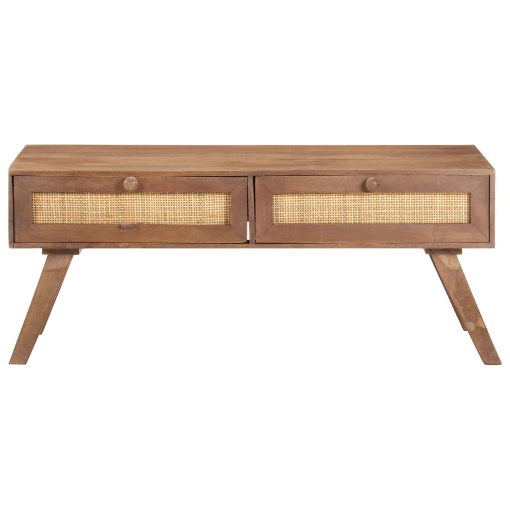 vidaXL Coffee Table 100x60x40 cm Solid Mango Wood - Sudd