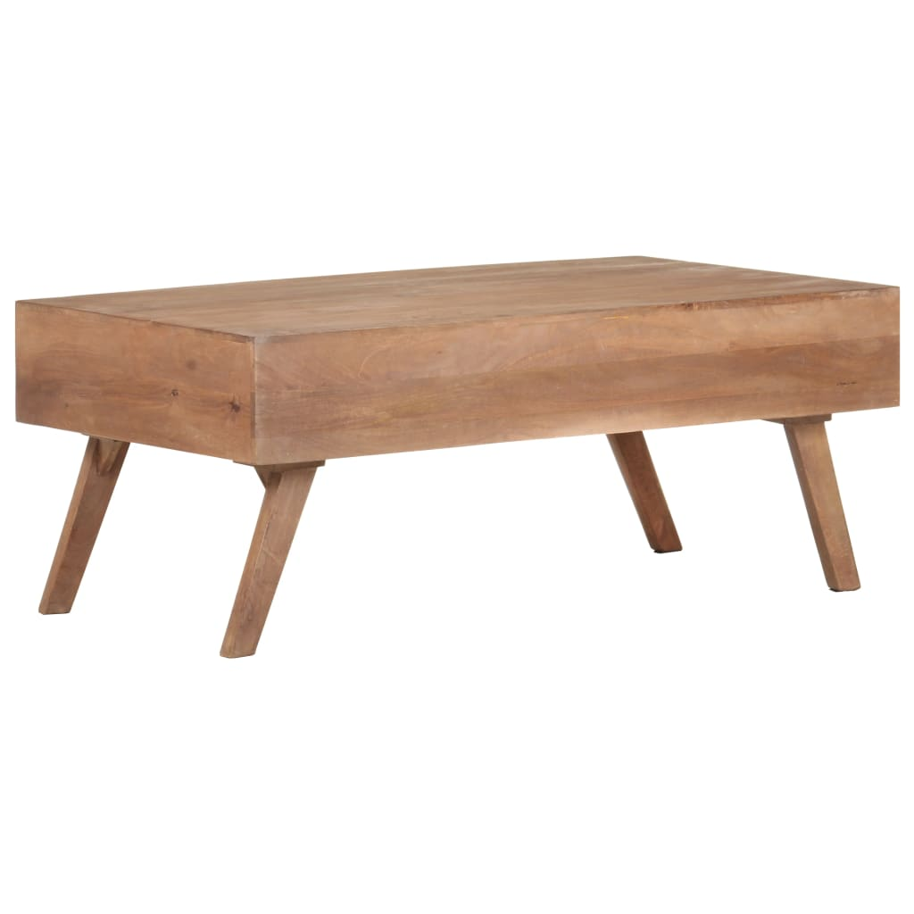 vidaXL Coffee Table 100x60x40 cm Solid Mango Wood - Sudd