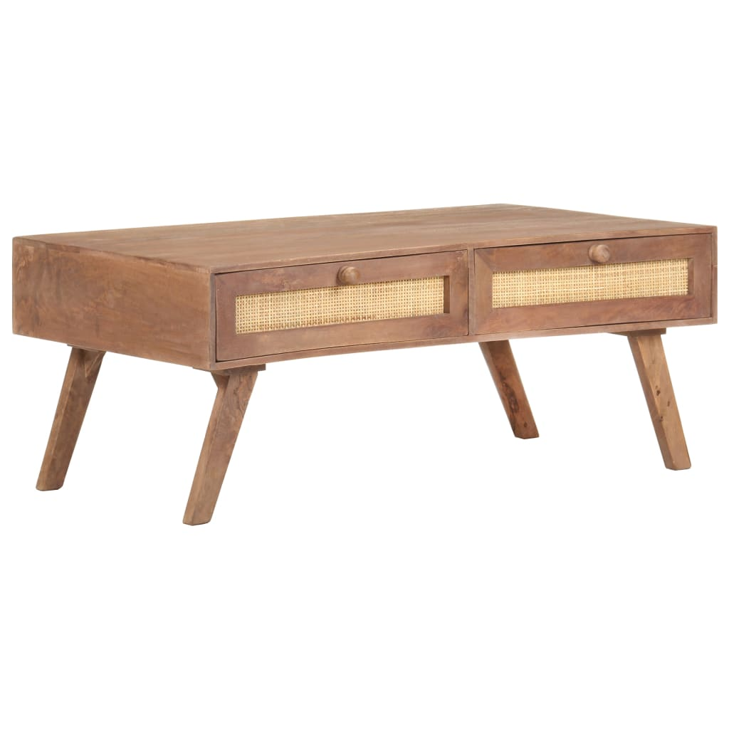 vidaXL Coffee Table 100x60x40 cm Solid Mango Wood - Sudd