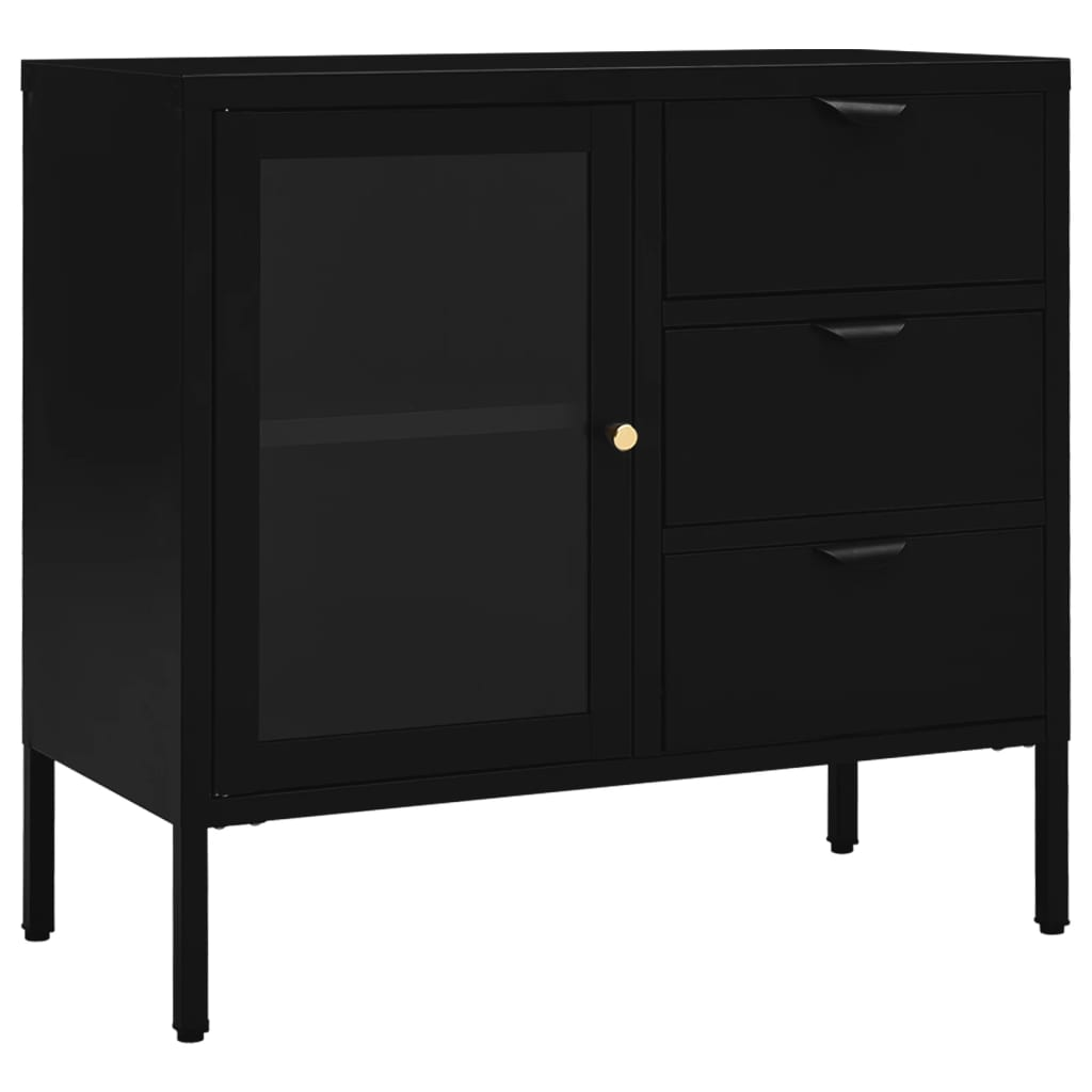 Black Steel Sideboard - Sudd