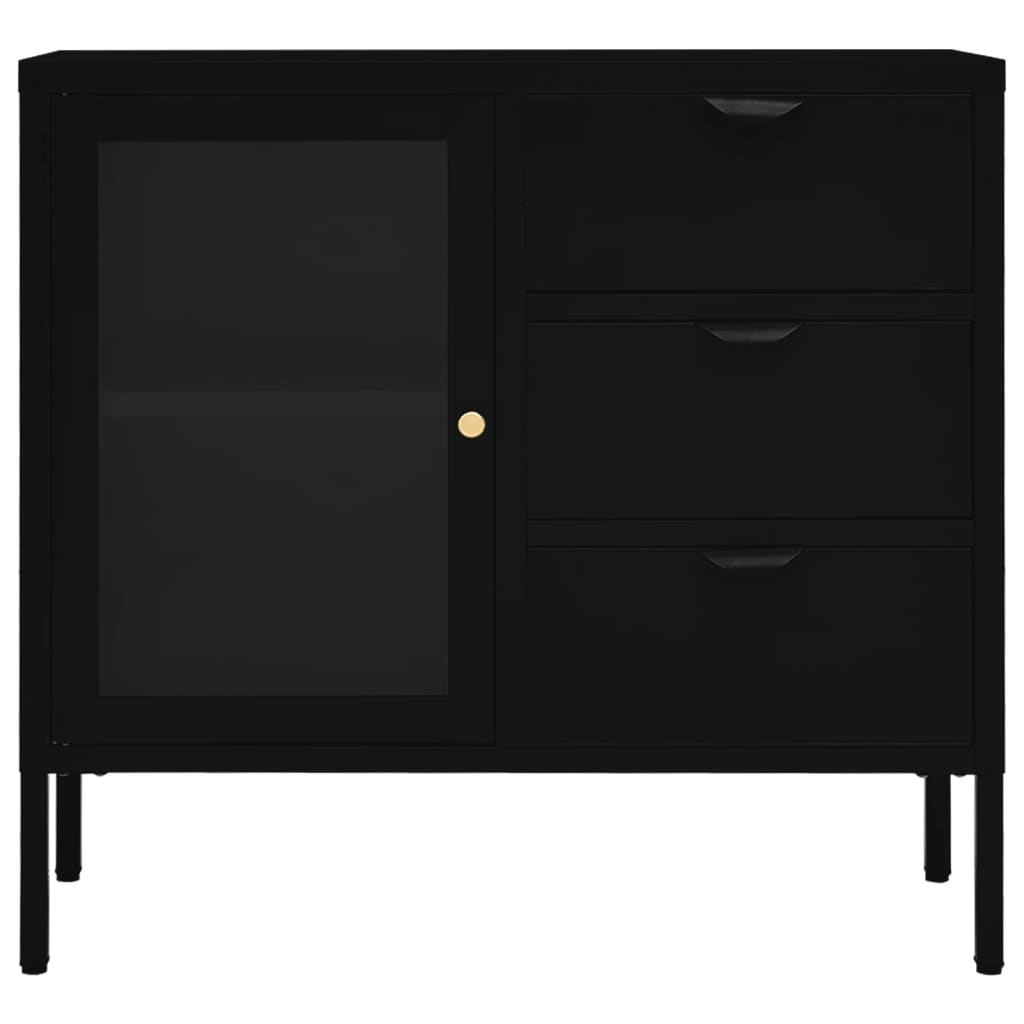 Black Steel Sideboard - Sudd