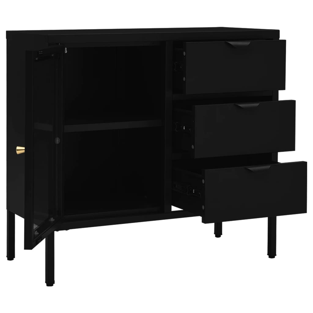 Black Steel Sideboard - Sudd