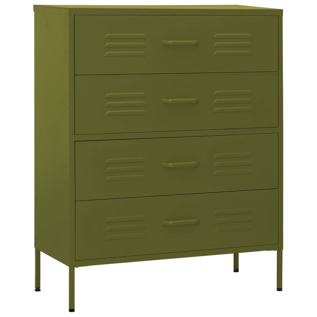 Green Steel Chest of Drawers - Sudd