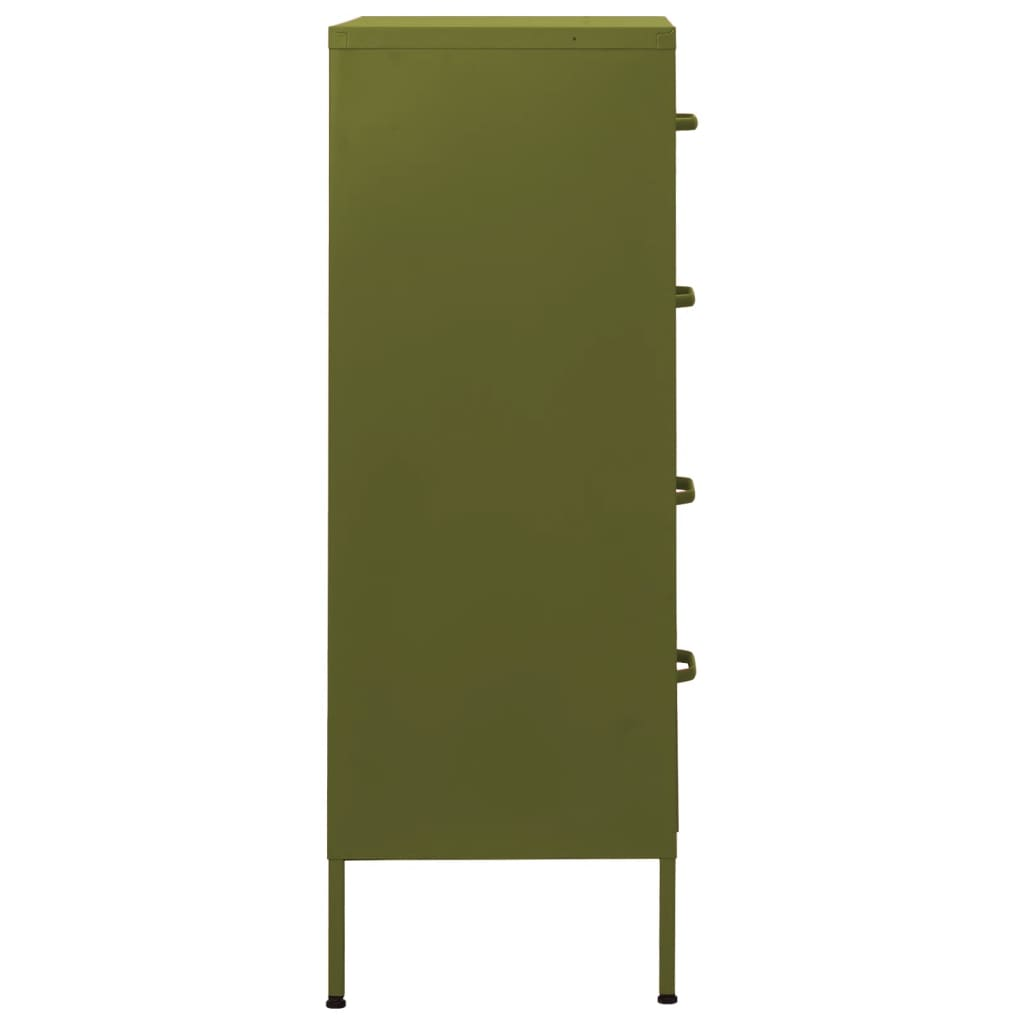 Green Steel Chest of Drawers - Sudd