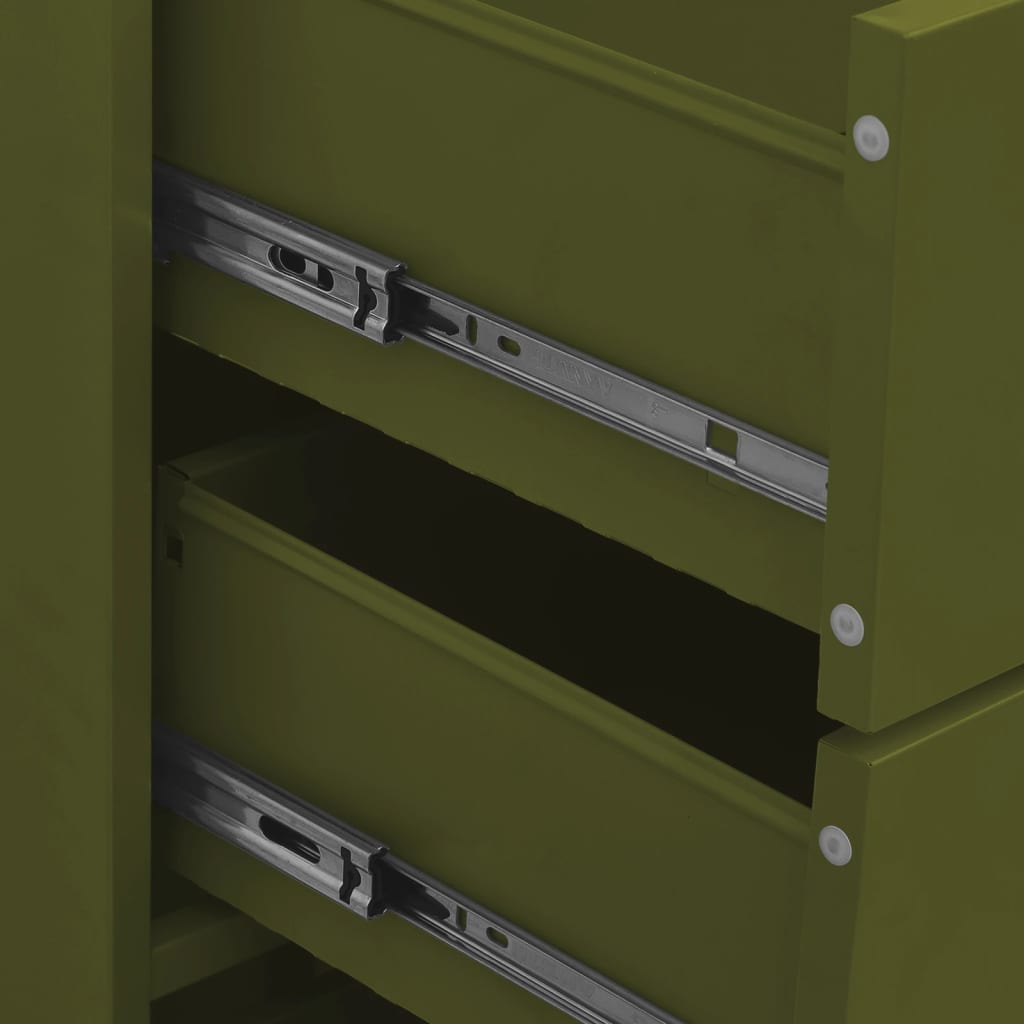 Green Steel Chest of Drawers - Sudd