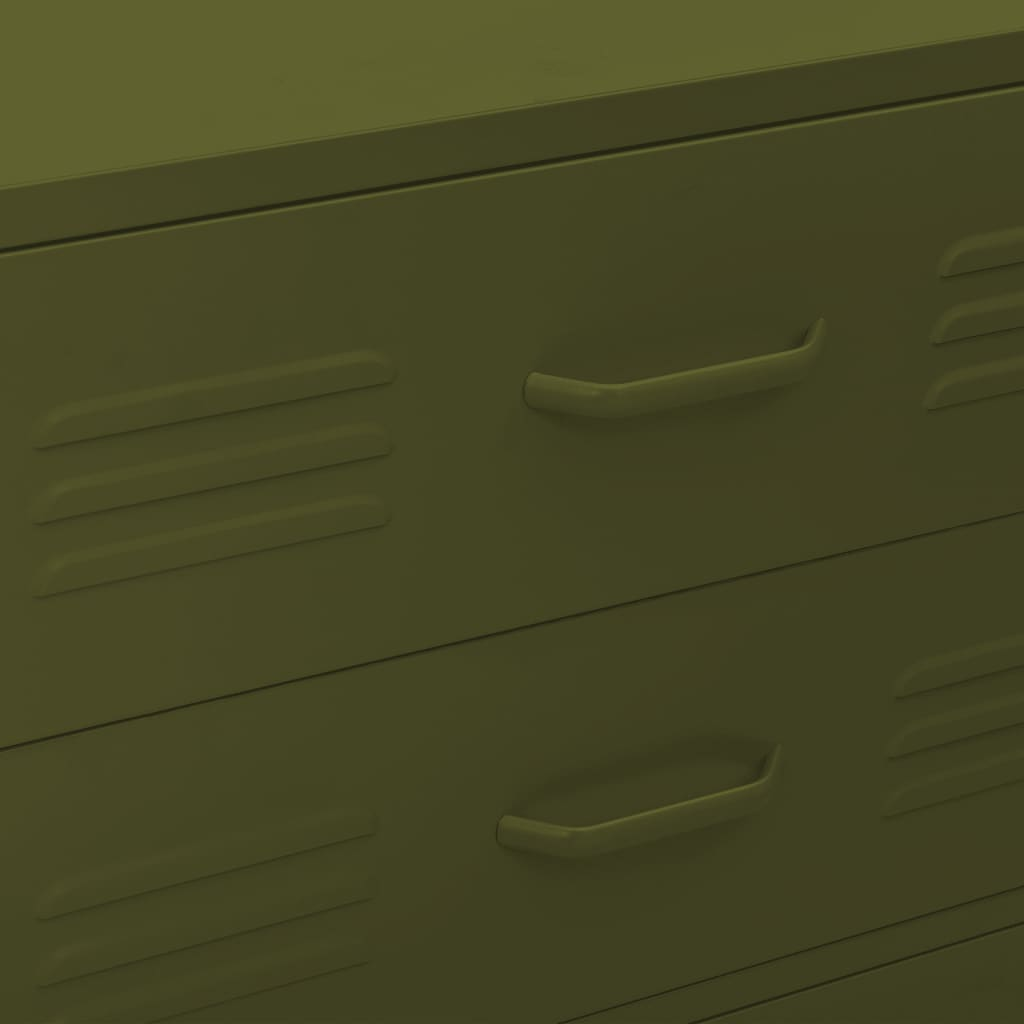 Green Steel Chest of Drawers - Sudd