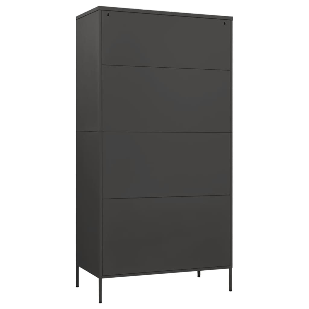 Anthracite Steel Wardrobe - Sudd