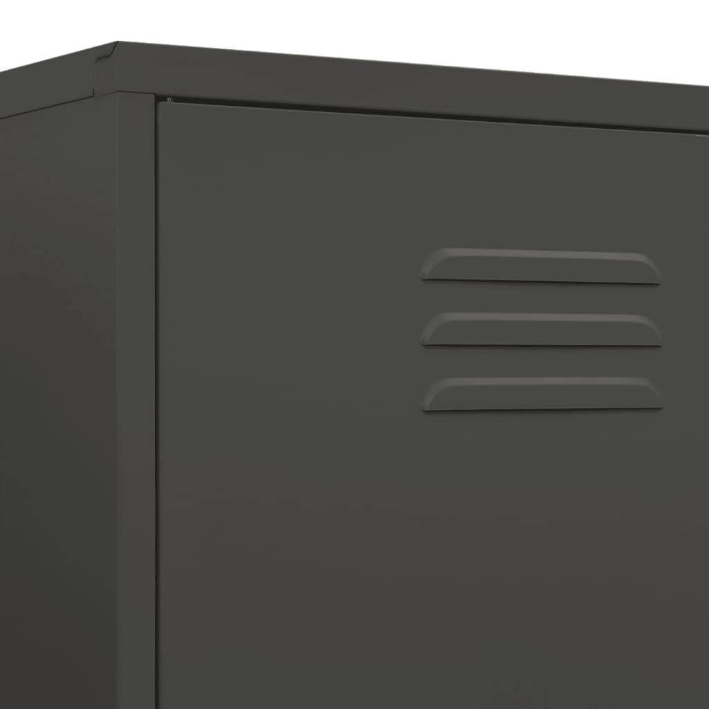 Anthracite Steel Wardrobe - Sudd