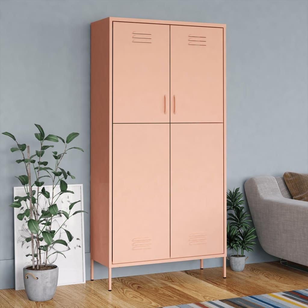 Pink Steel Wardrobe - Sudd