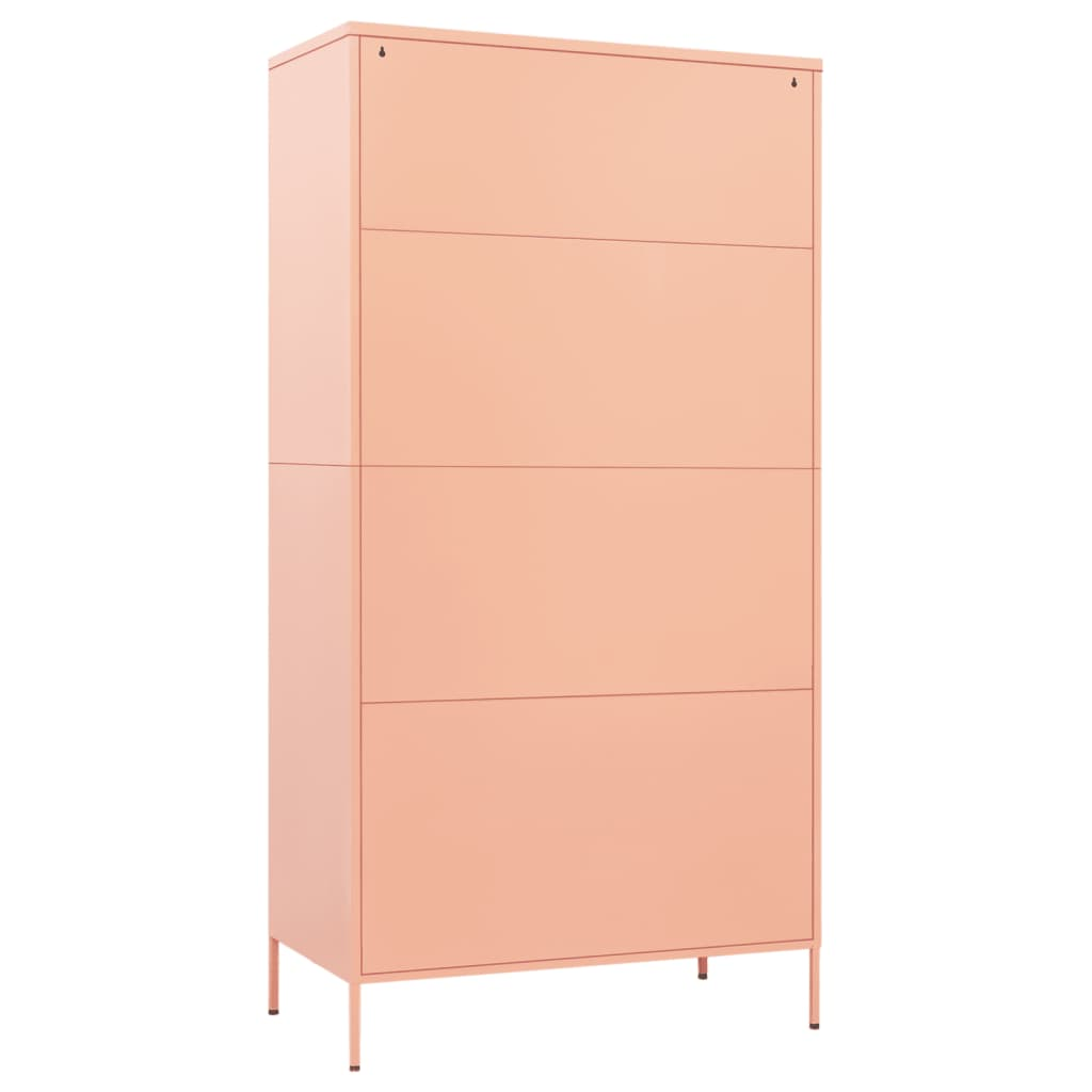 Pink Steel Wardrobe - Sudd