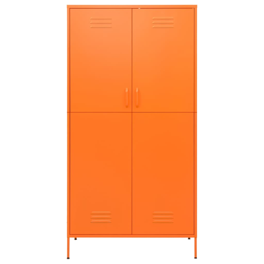 Orange Steel Wardrobe - Sudd