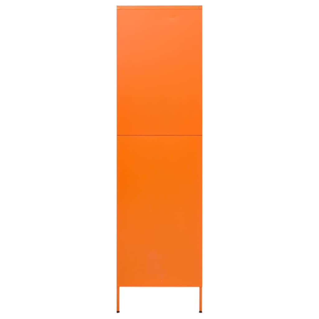 Orange Steel Wardrobe - Sudd