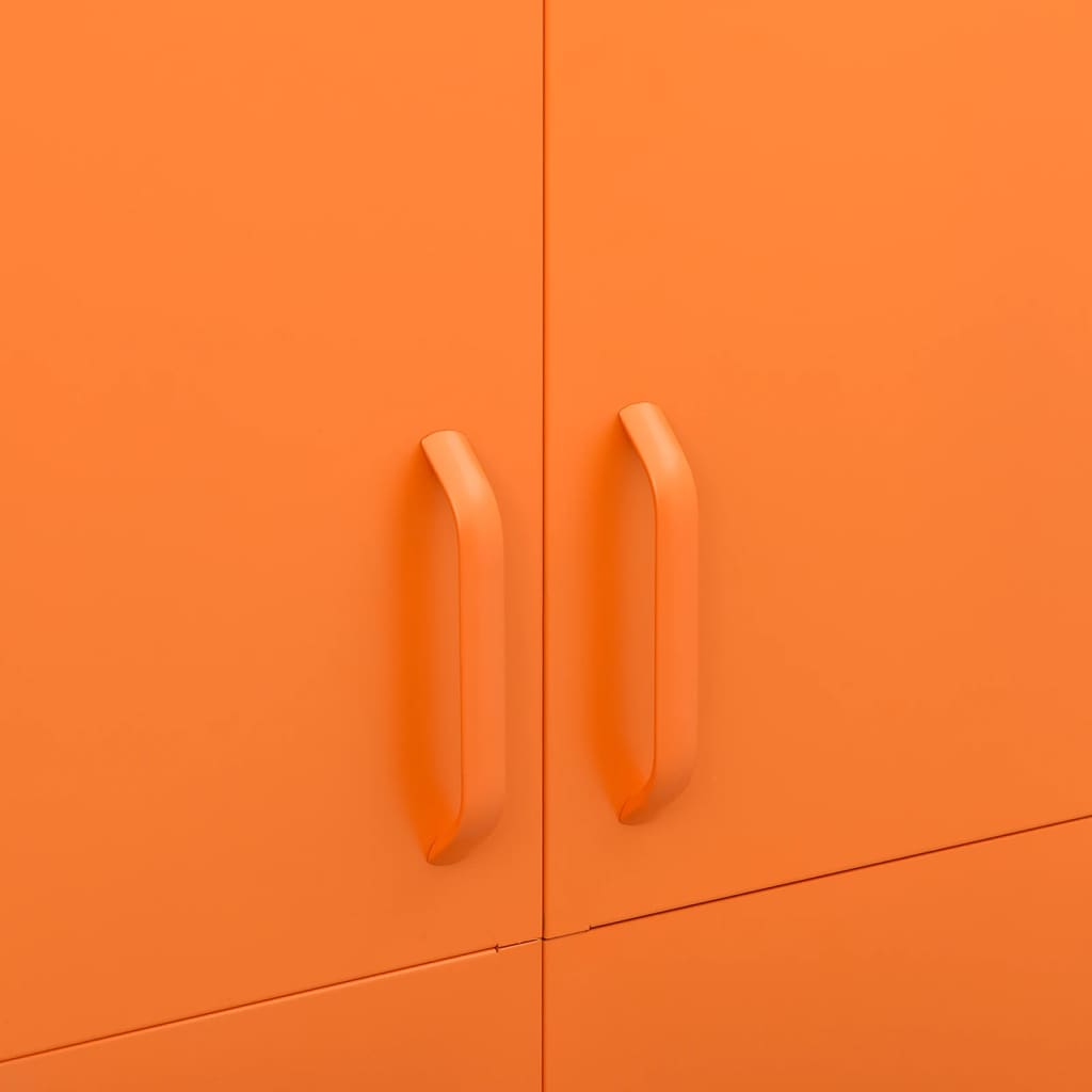 Orange Steel Wardrobe - Sudd