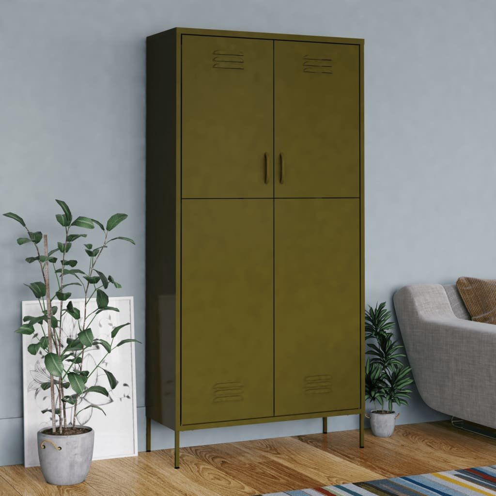 Green Steel Wardrobe - Sudd