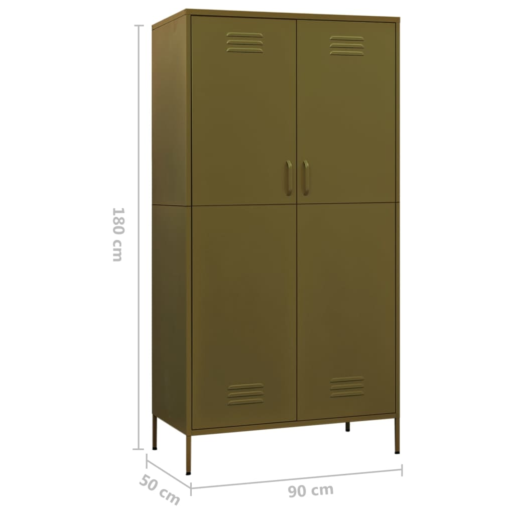 Green Steel Wardrobe - Sudd