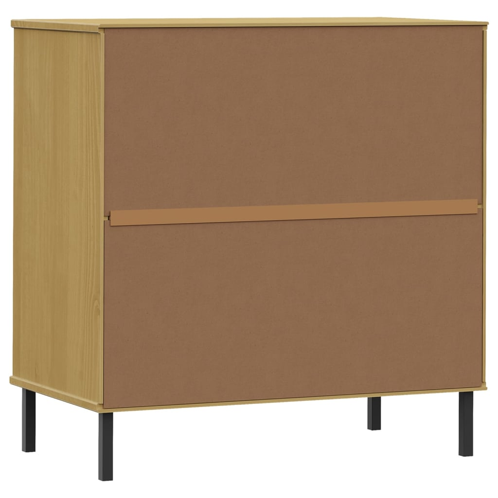 Brown Sideboard with 3 Drawers - Sudd