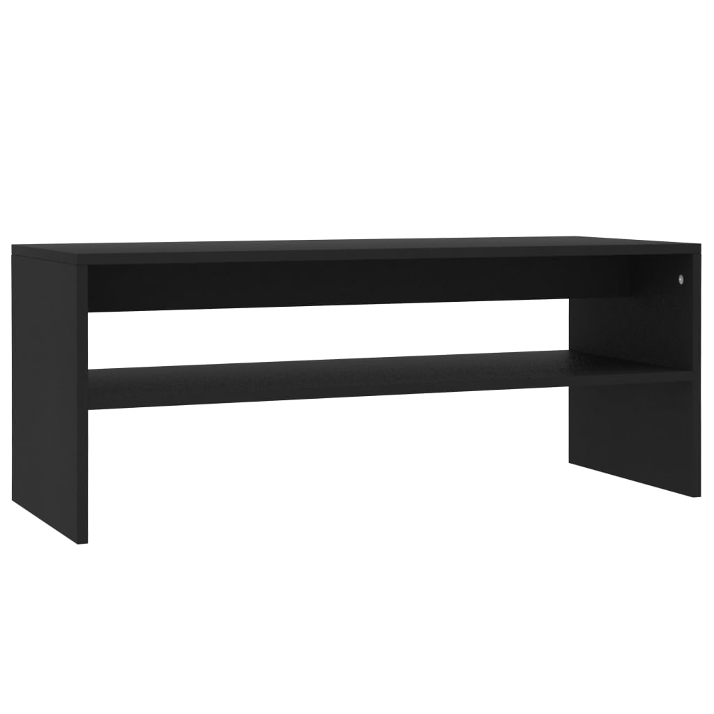 vidaXL Coffee Table Black 100x40x40 cm Engineered Wood - Sudd