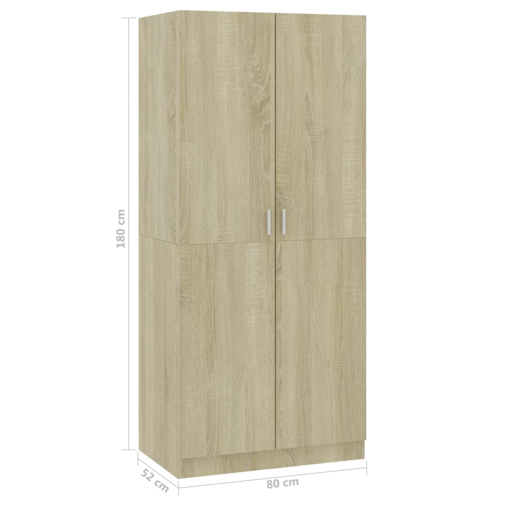 Sonoma Oak Wardrobe - Sudd