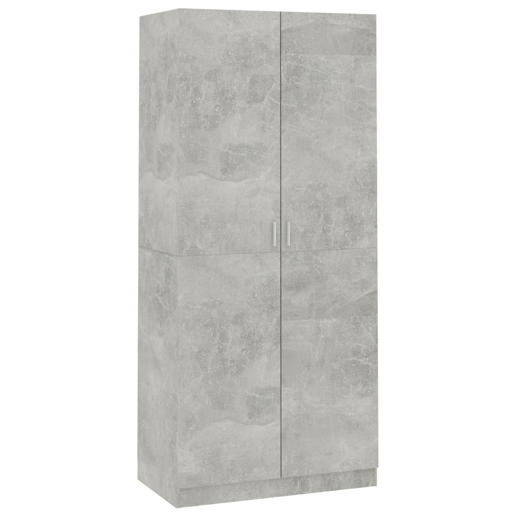 Concrete Grey Wardrobe - Sudd