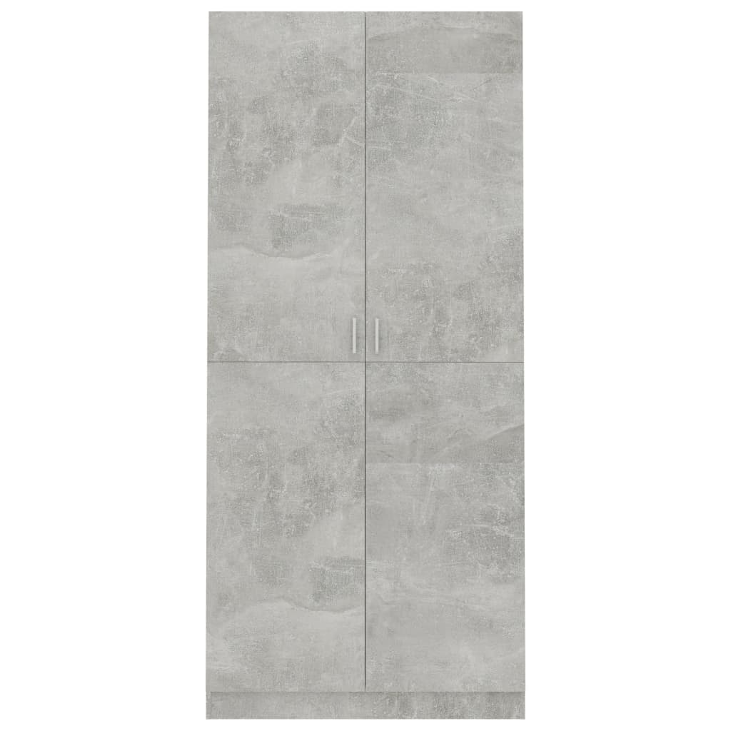 Concrete Grey Wardrobe - Sudd