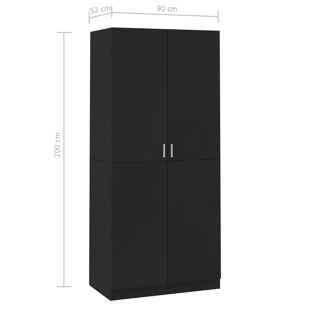 Black Wardrobe Black - Sudd