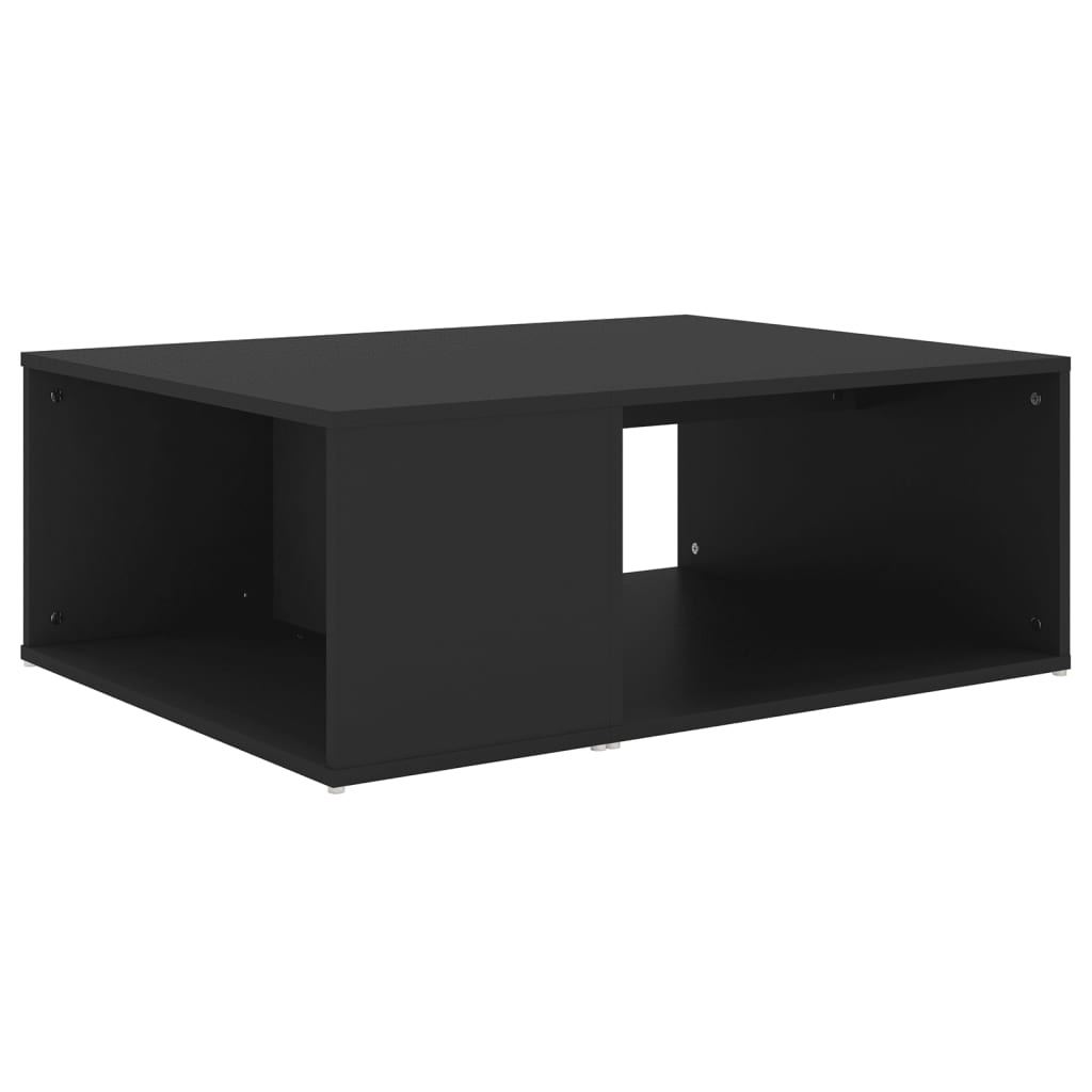 vidaXL Coffee Table Black 90x67x33 cm Engineered Wood - Sudd